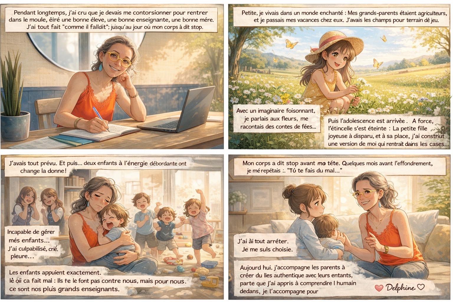 Bande dessin&eacute;e compl&egrave;te — Delphine Aubineau